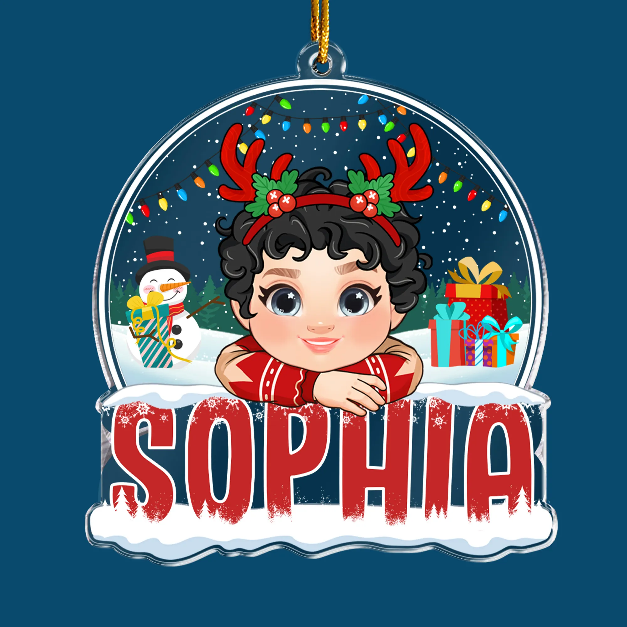 2023 Kids Custom Christmas Names - Personalized Acrylic Ornament
