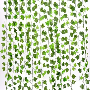 240cm Leaf Vine Artificial Hanging Plants Liana Silk Fake Ivy Leaves for Wall Green Garland Decoration Home Decor Party Vines