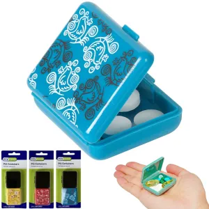 4 Pc Travel Pill Case Box Medicine Tablet Storage Organizer Container Holder