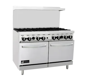 48" Range with 2 Burners and 36" Griddle - Propane