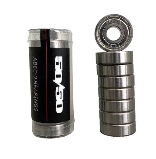 50/50 ABEC 9 - 8PK w/4 spacers