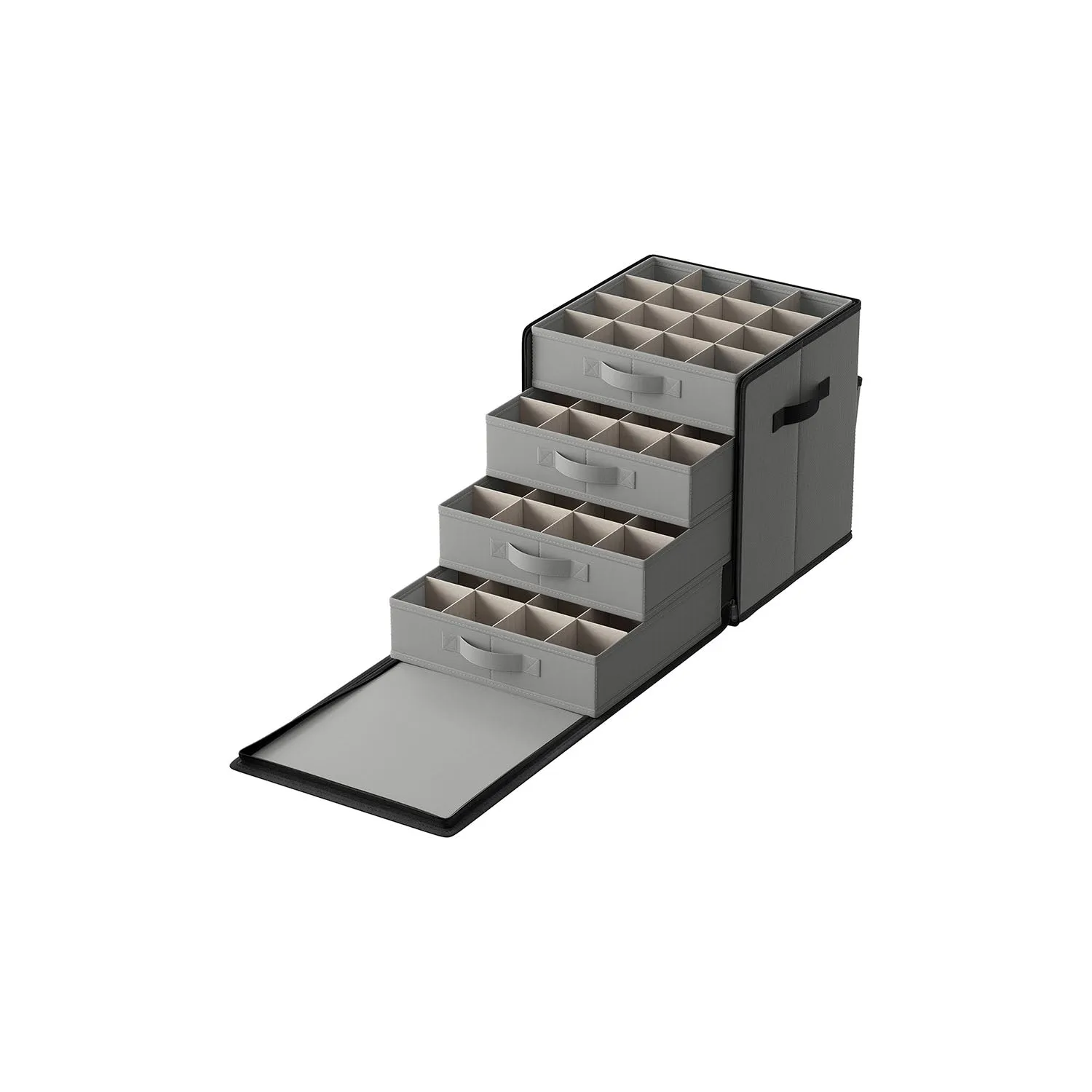 64-Slot Christmas Ornament Storage Box
