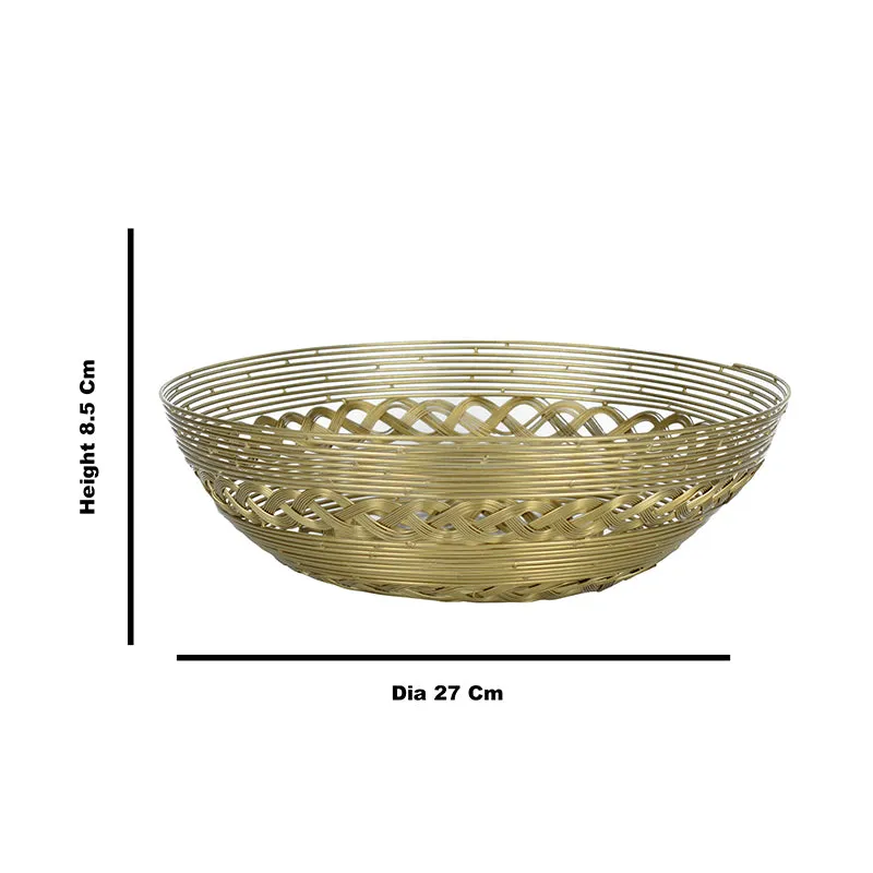 Belvo Fruit Basket - Gold