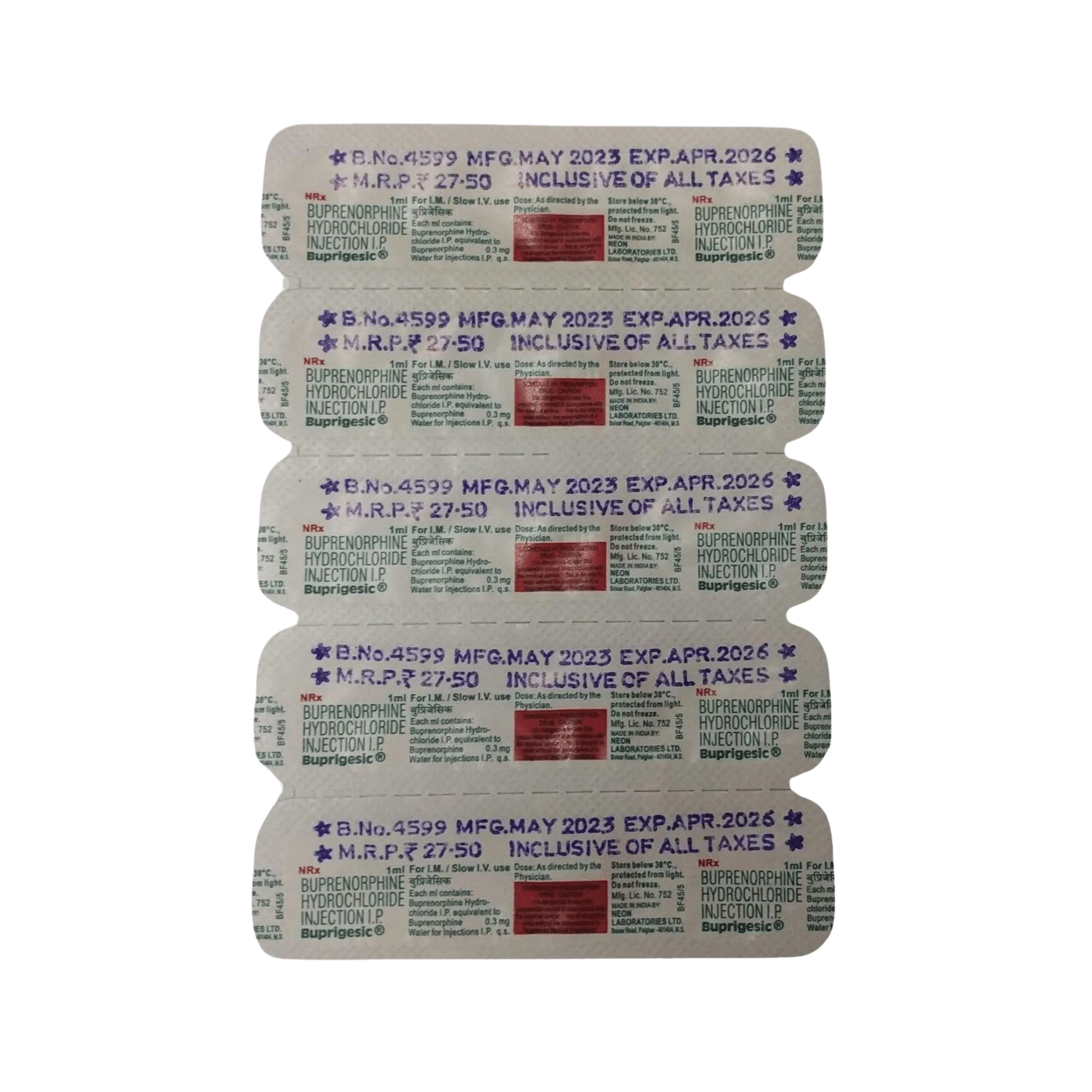 BUPRIGESIC 10 PATCH