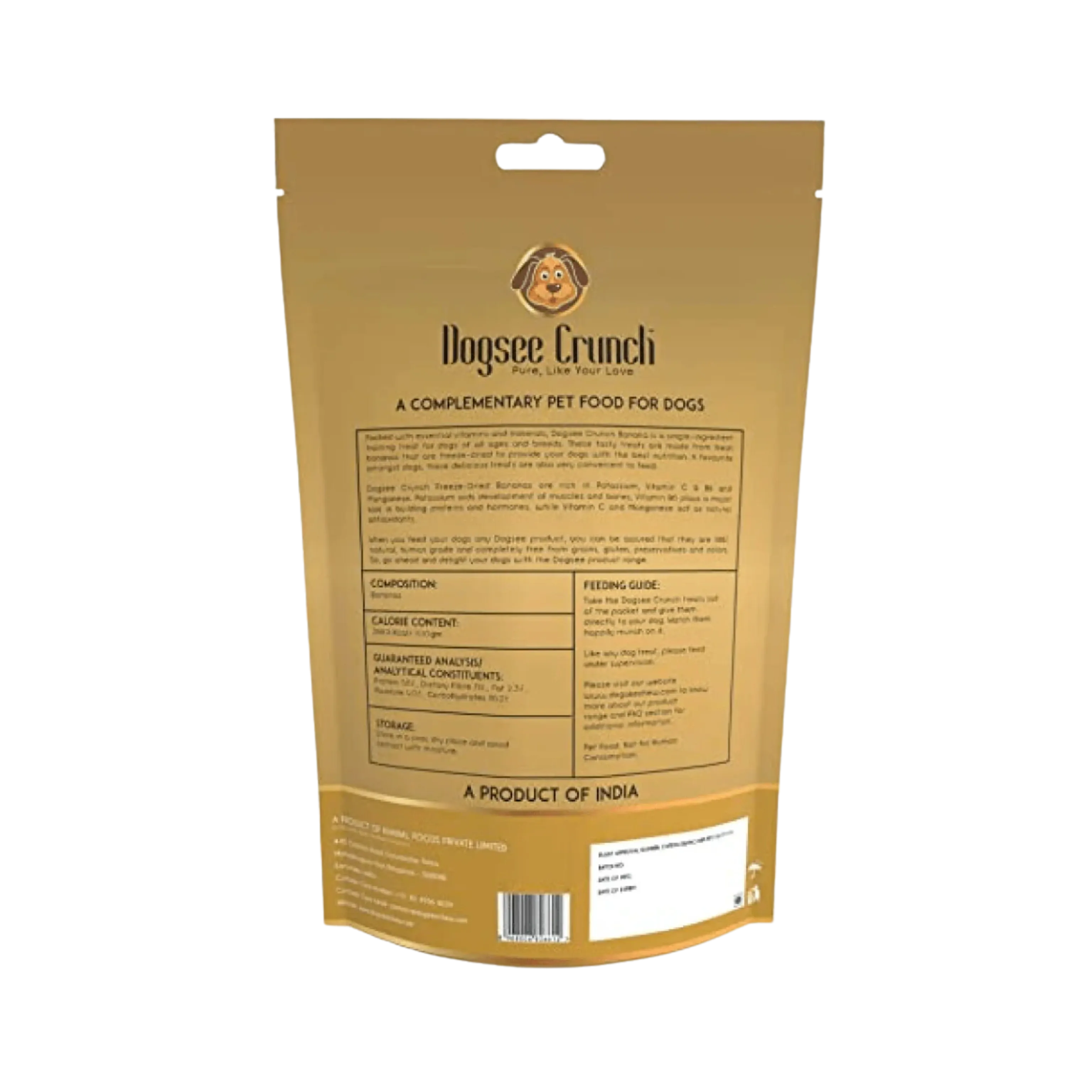 DOGSEE CRUNCH BANANA TREAT