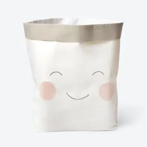 Fabric Storage Baskets(Jumbo) - Smiley