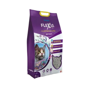 FLEXIA BENTONITE LAVENDER CAT LITTER  (M)