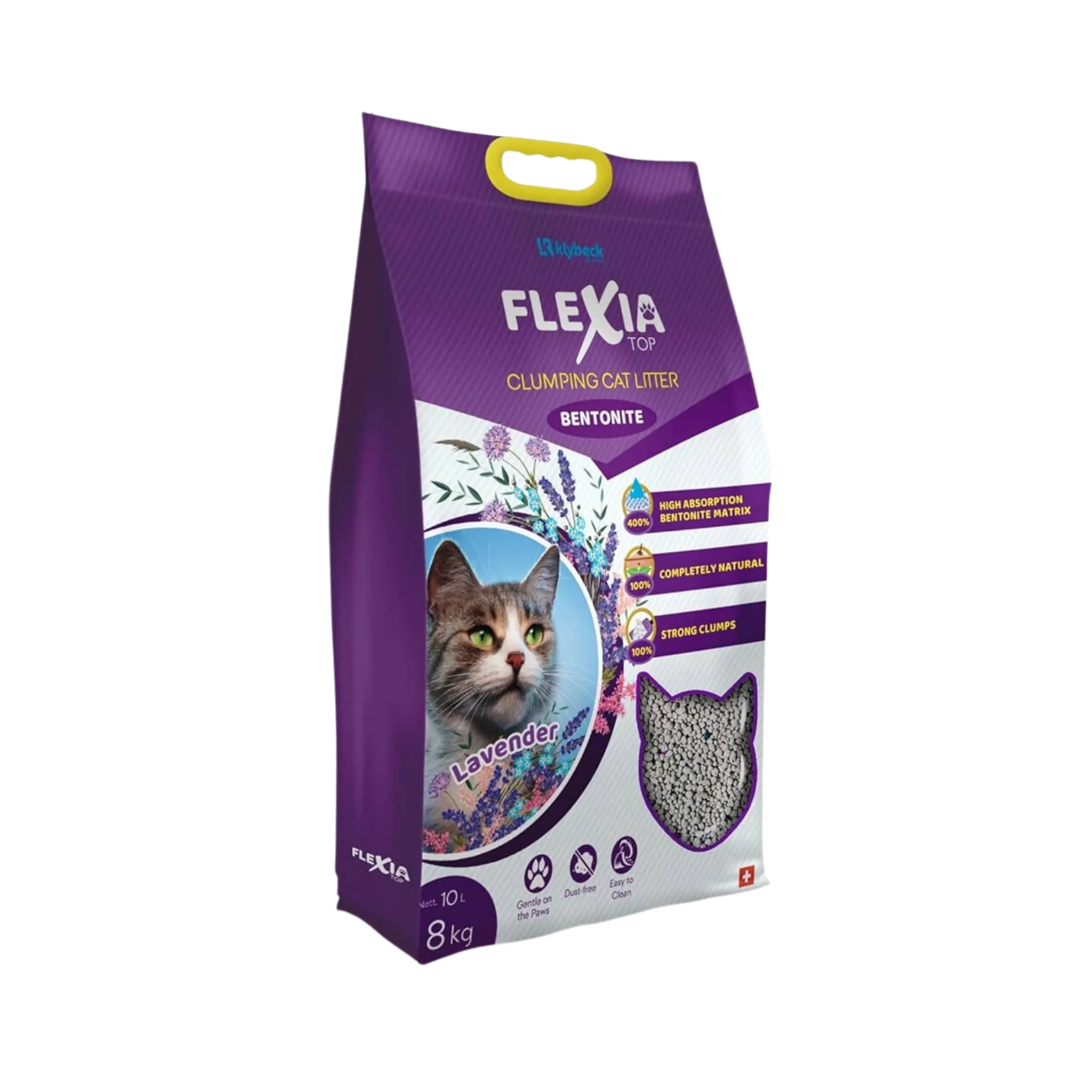 FLEXIA BENTONITE LAVENDER CAT LITTER  (M)