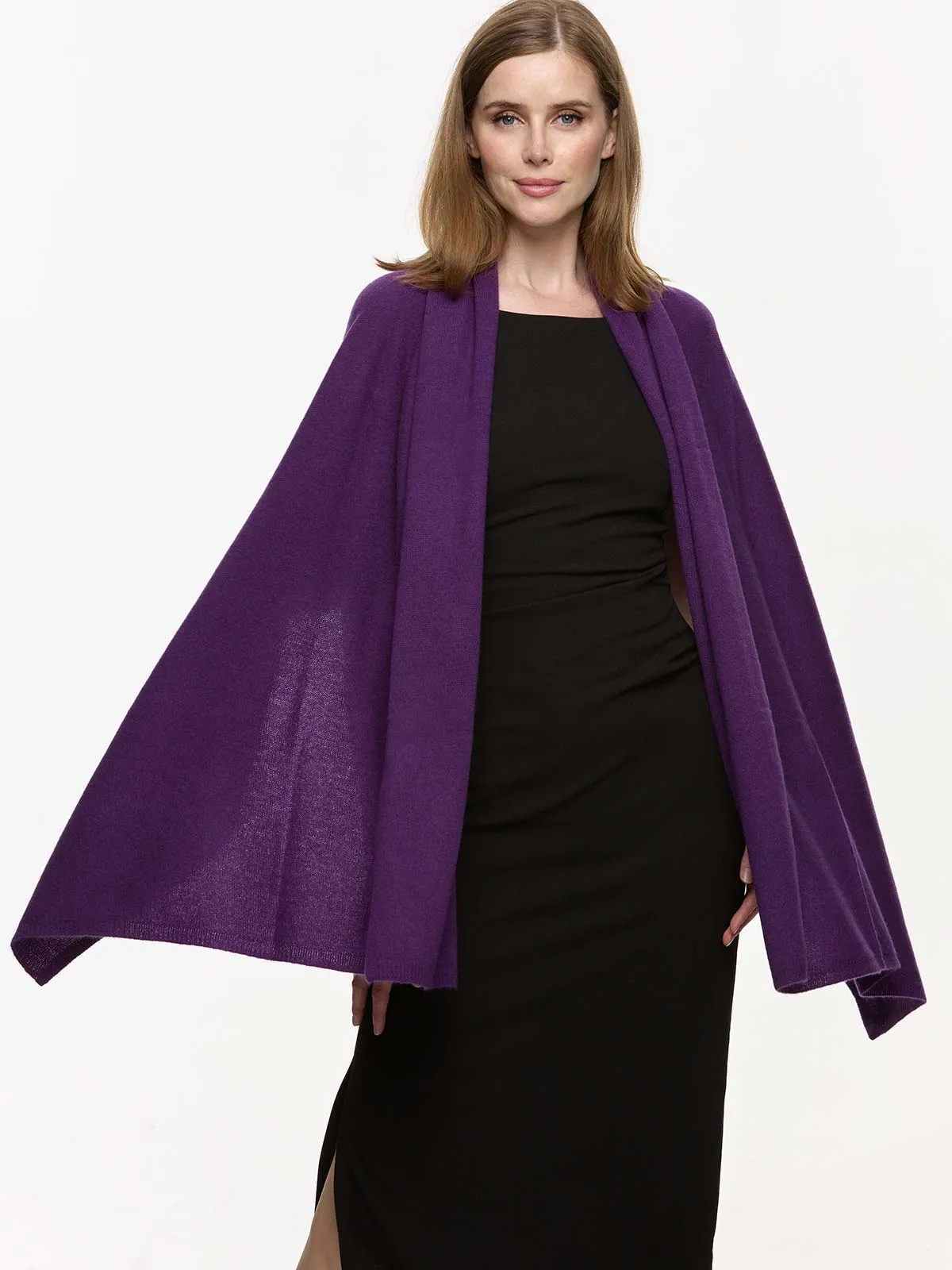 FlexKnit Purple Cashmere Wrap