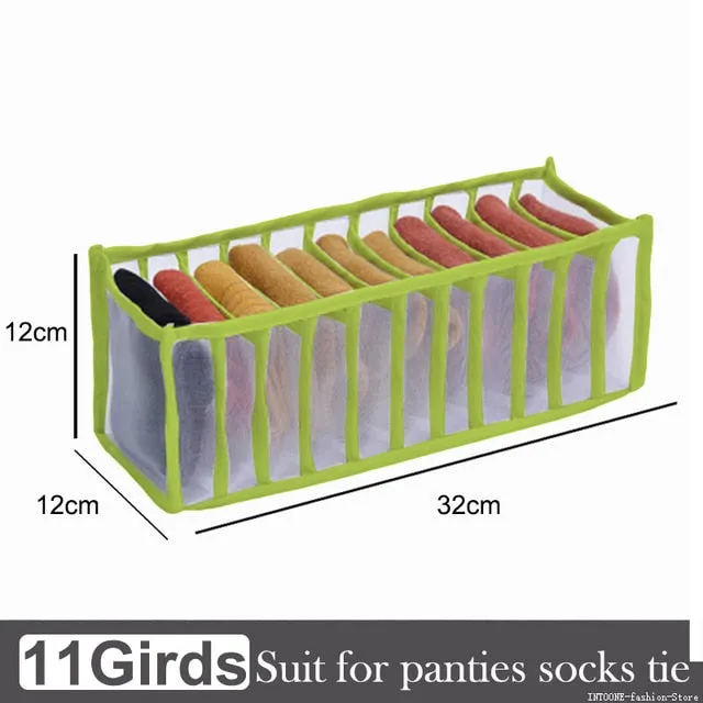 Folding Closet Organizer Panties And Socks Storage Boxes War