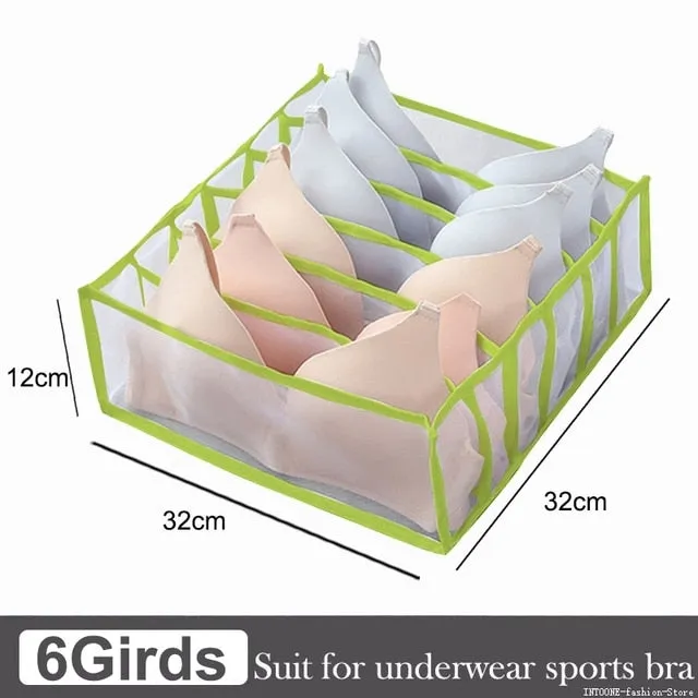 Folding Closet Organizer Panties And Socks Storage Boxes War