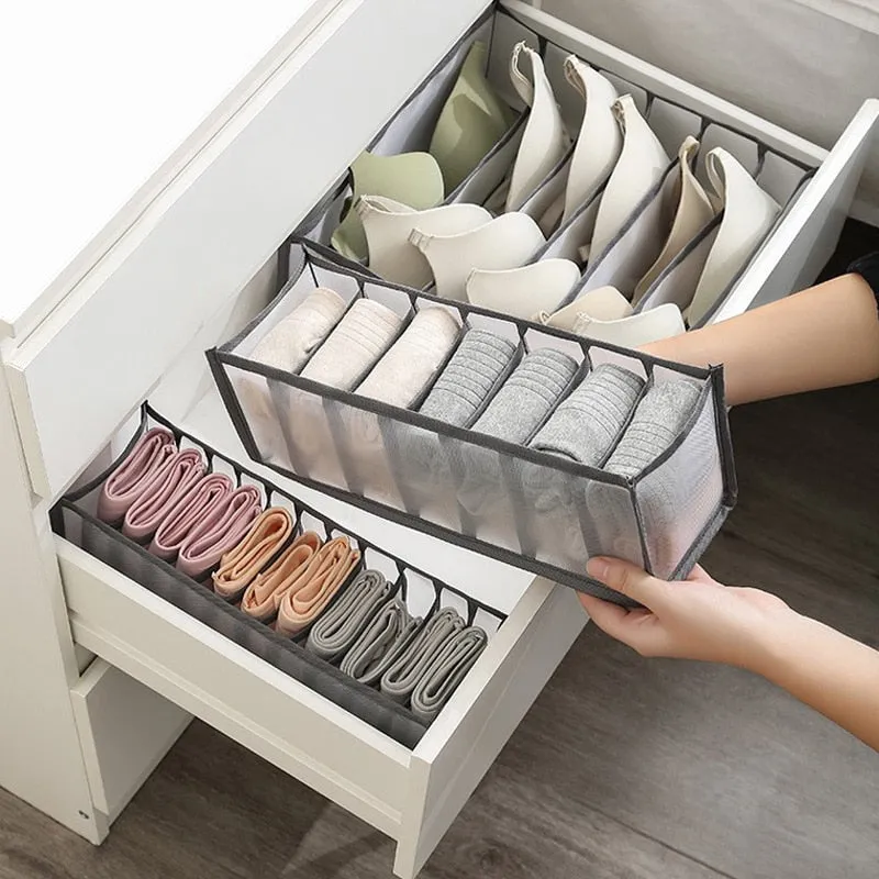 Folding Closet Organizer Panties And Socks Storage Boxes War