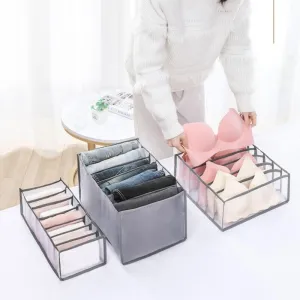 Folding Closet Organizer Panties And Socks Storage Boxes War