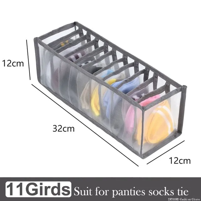 Folding Closet Organizer Panties And Socks Storage Boxes War