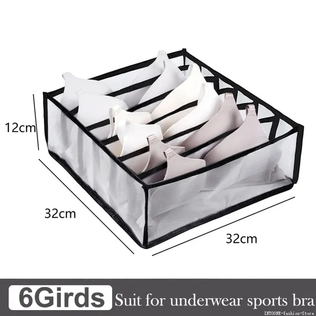 Folding Closet Organizer Panties And Socks Storage Boxes War