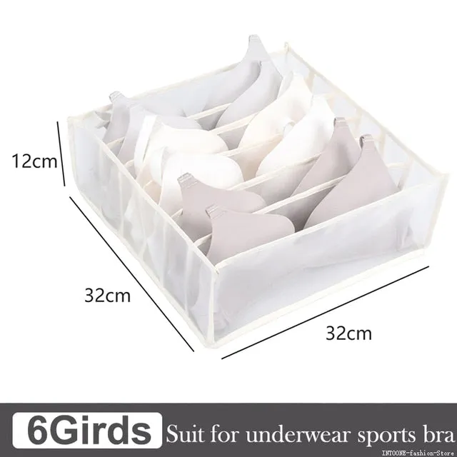 Folding Closet Organizer Panties And Socks Storage Boxes War
