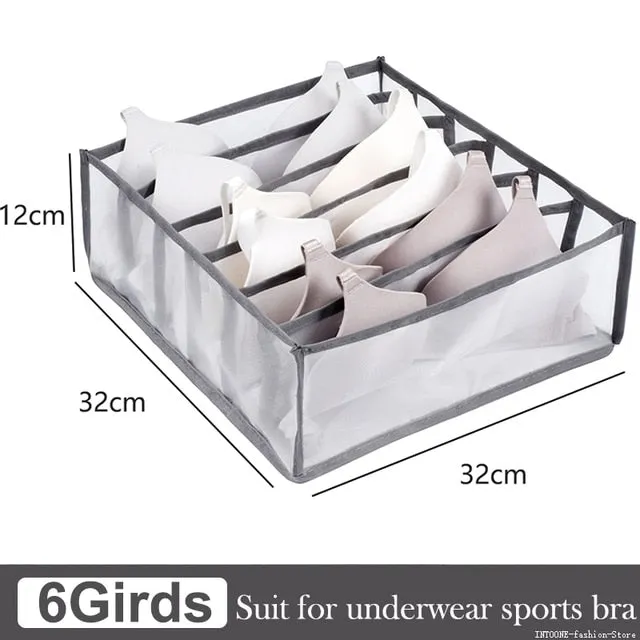 Folding Closet Organizer Panties And Socks Storage Boxes War