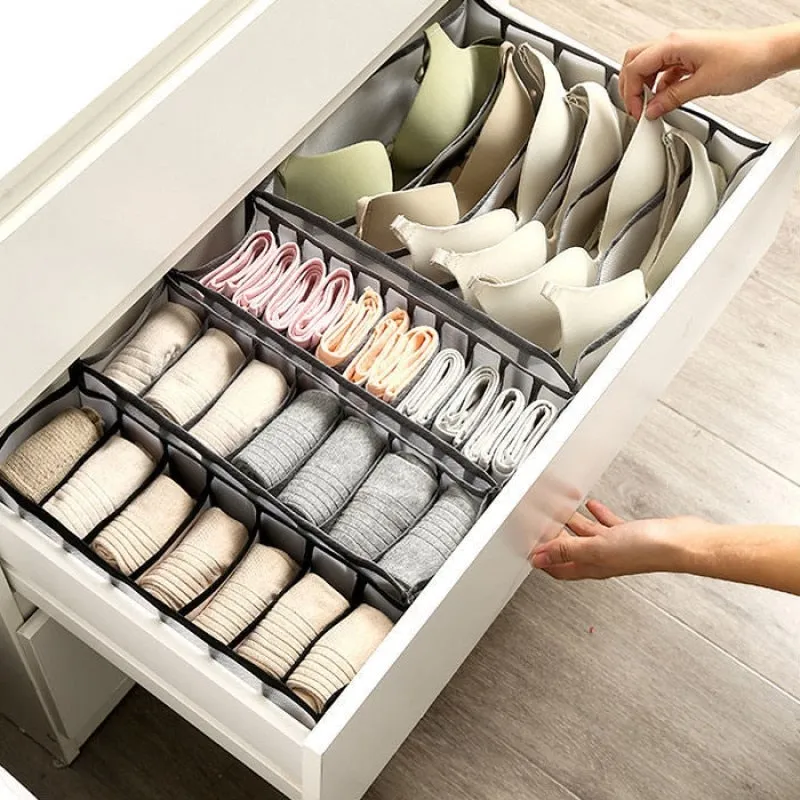 Folding Closet Organizer Panties And Socks Storage Boxes War