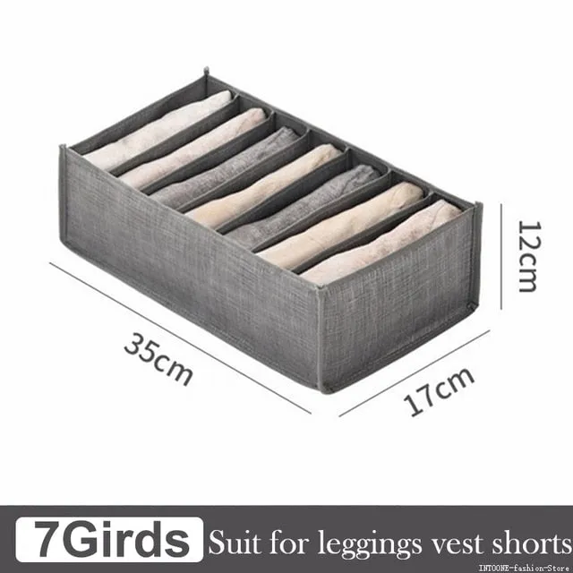 Folding Closet Organizer Panties And Socks Storage Boxes War