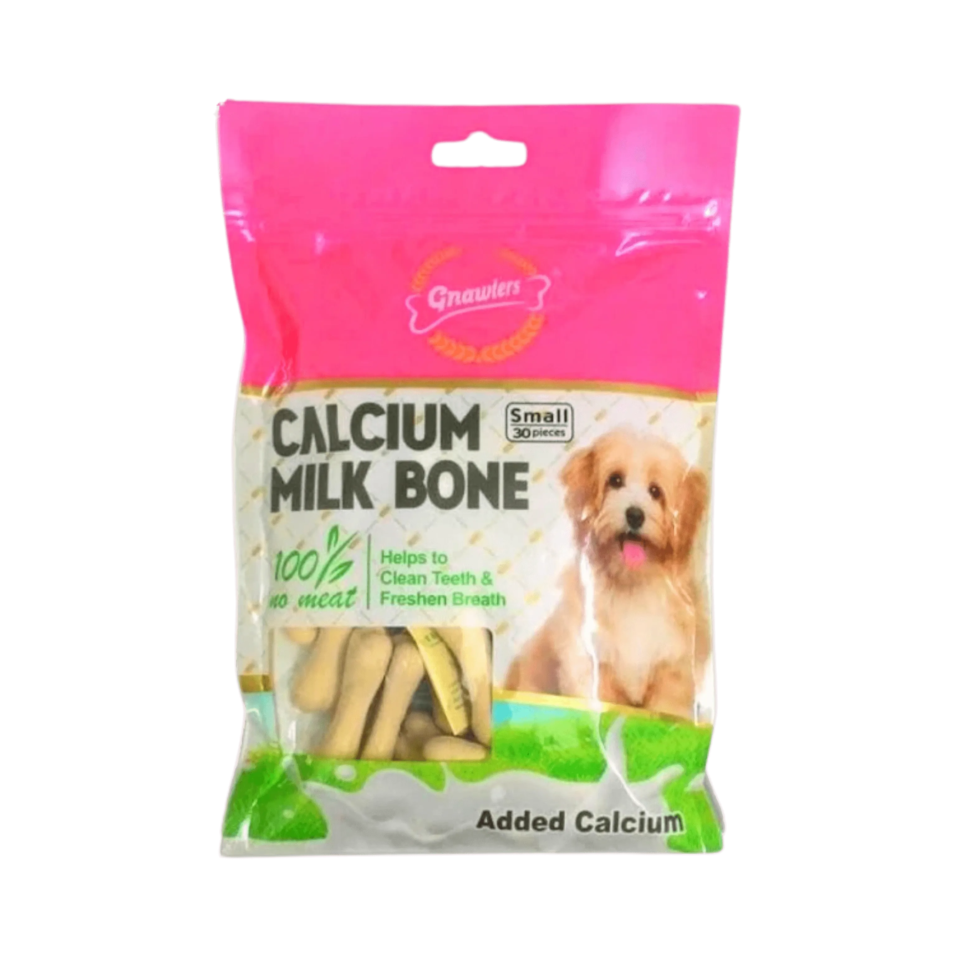 GNAWLERS SMALL CALCIUM MILK BONE (L)