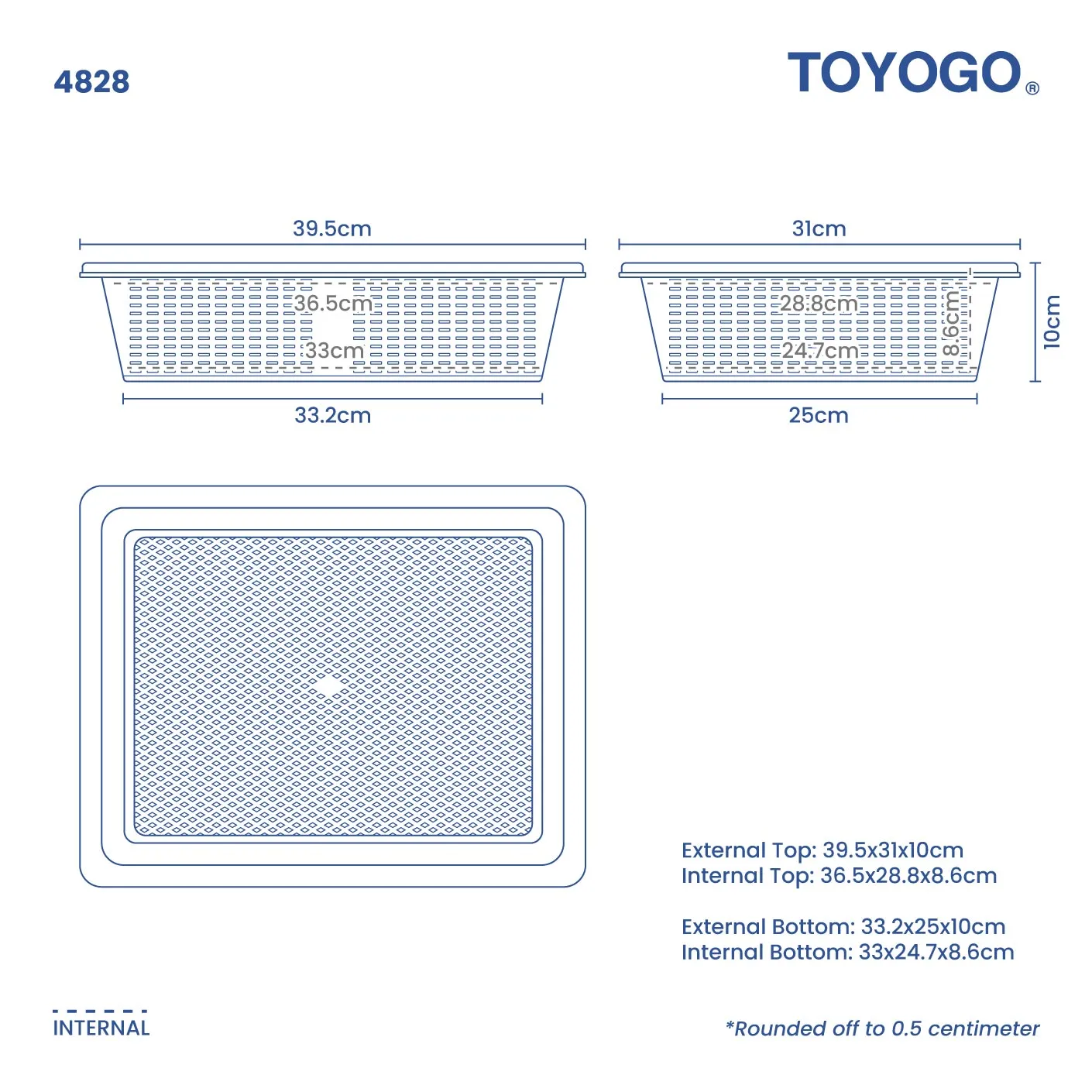 HAMPER TRAY (4828)