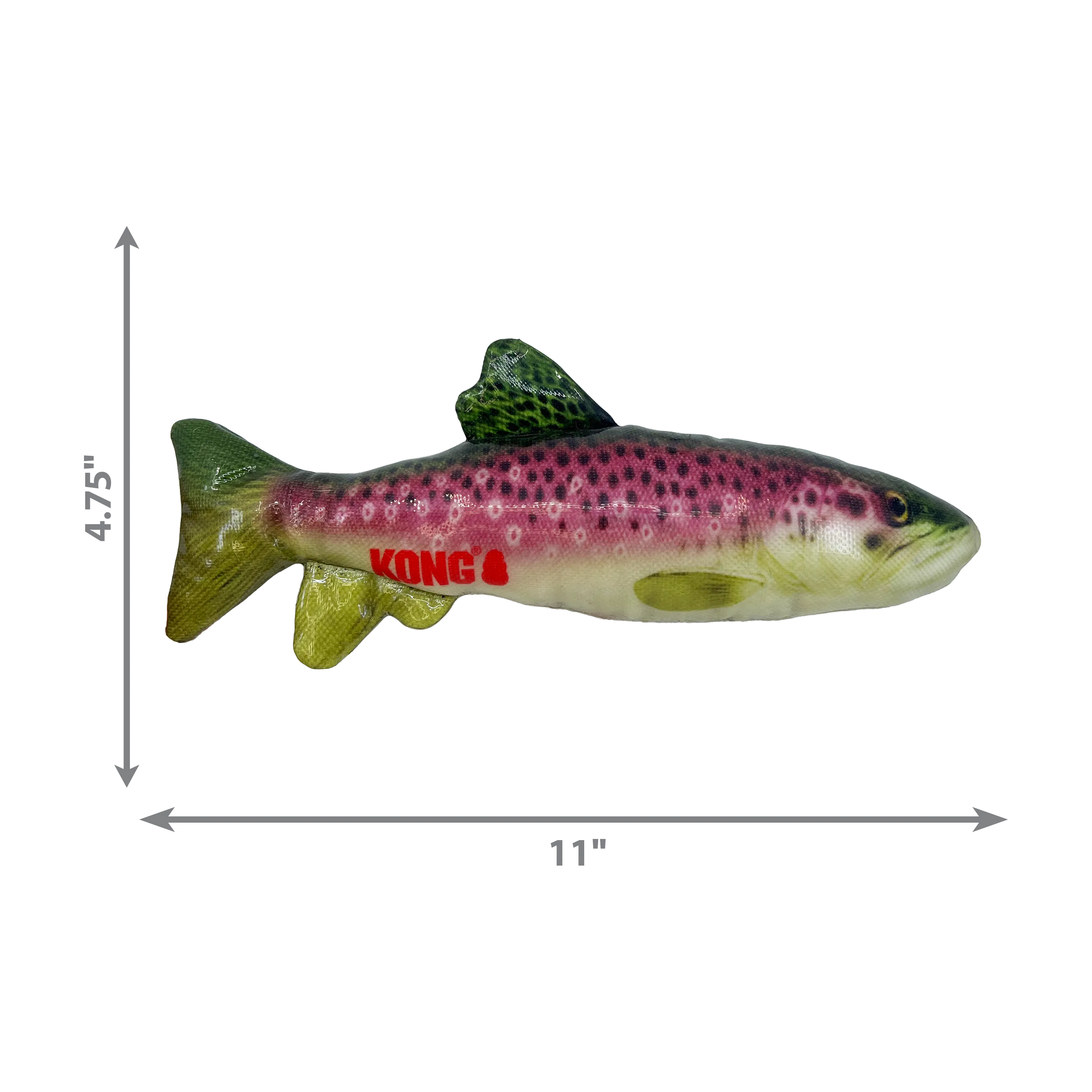 KONG Wild Shieldz Trout Dog Toy