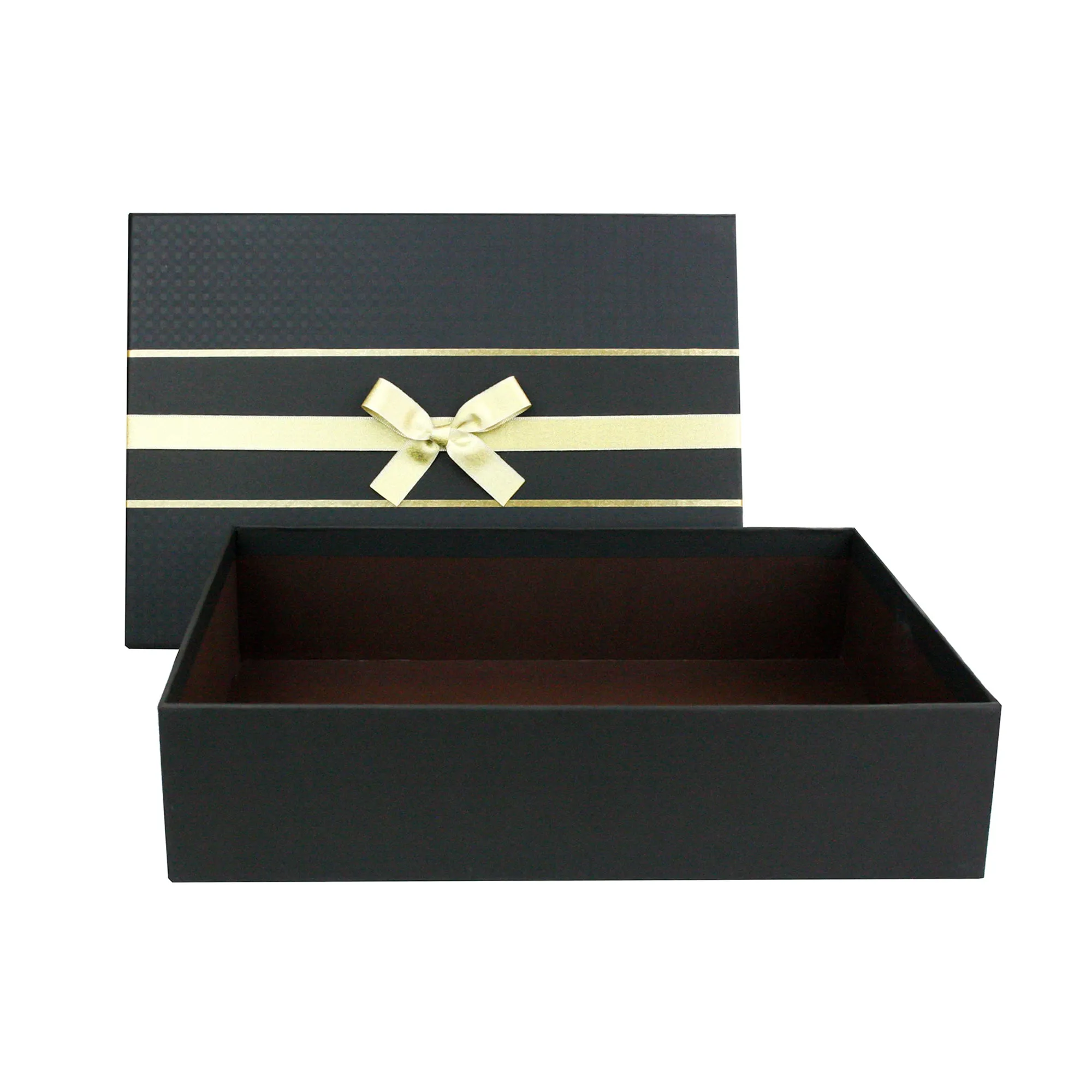 Luxury Black Embossed Gift Boxes - Set of 3