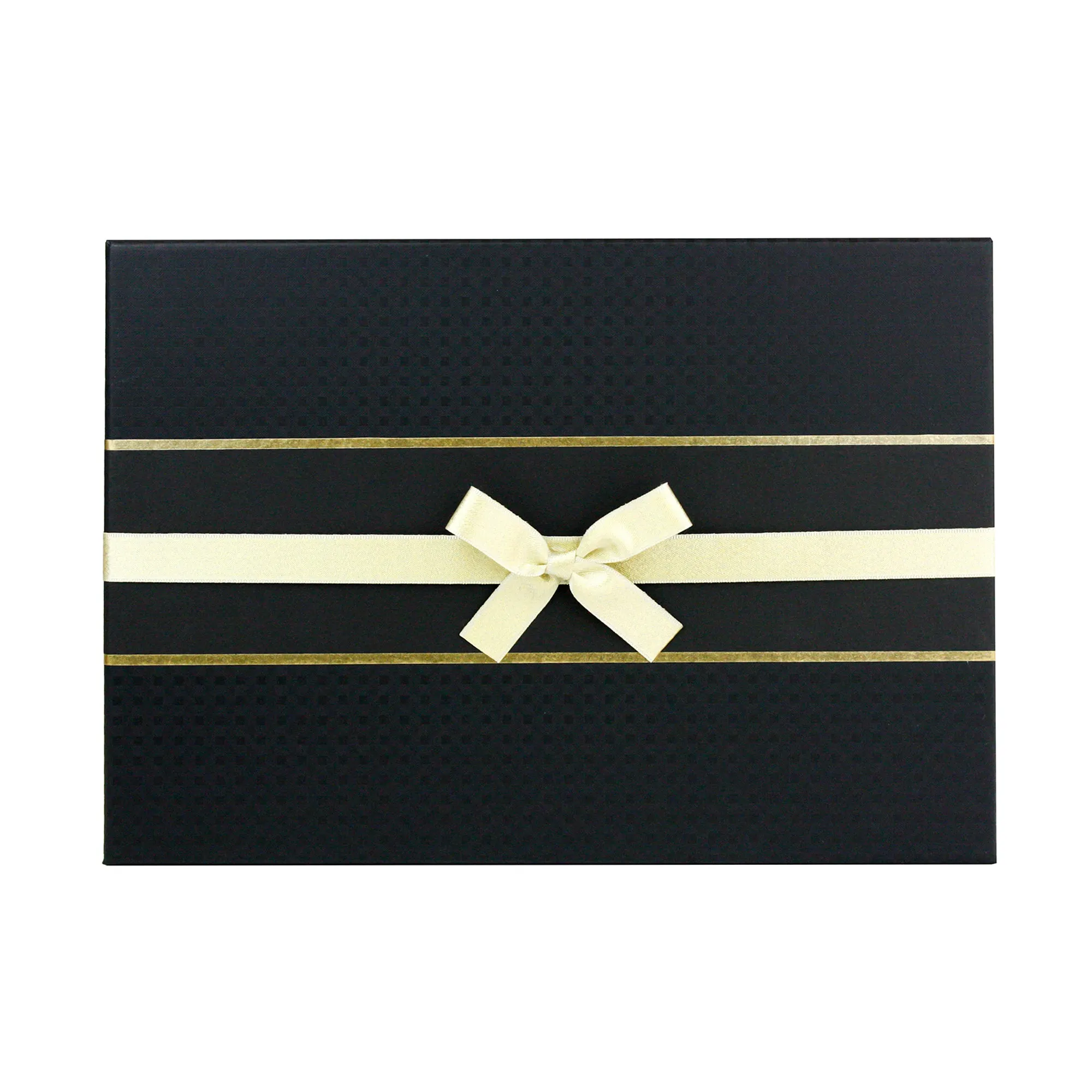 Luxury Black Embossed Gift Boxes - Set of 3