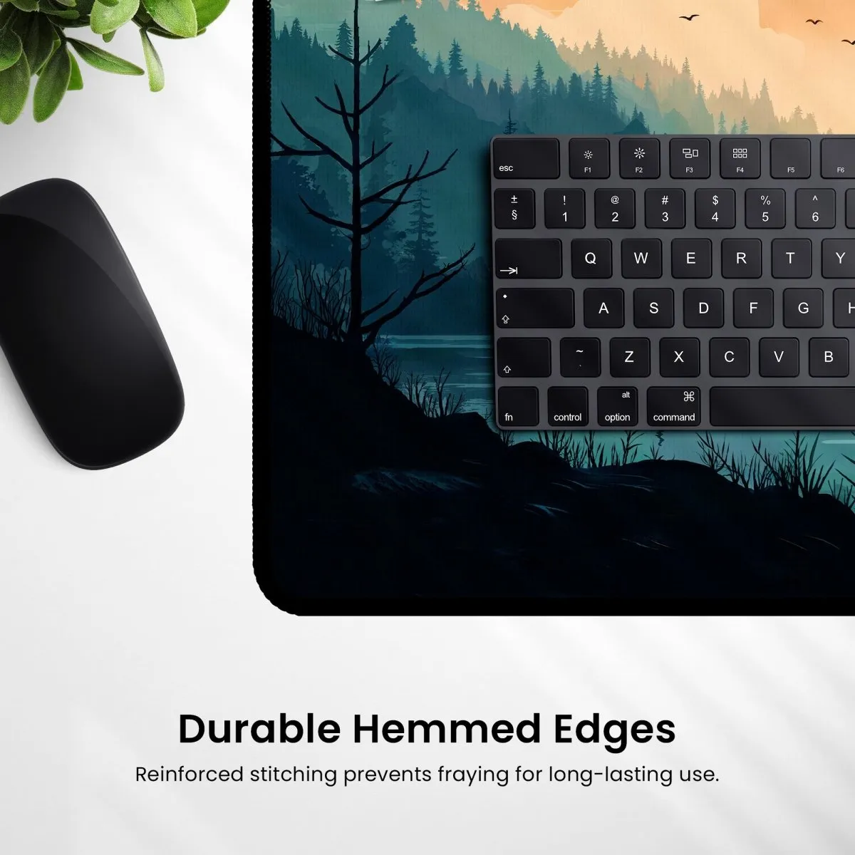 Mountain Desk Mat – Large Nature-Inspired Mouse Pad for Gaming & Office