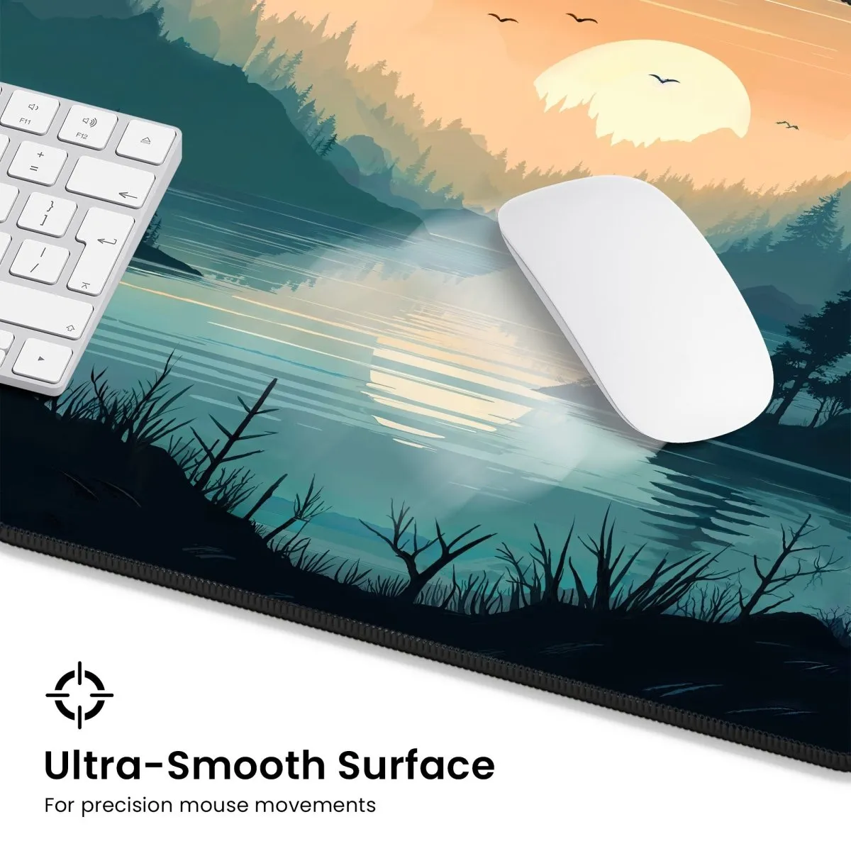 Mountain Desk Mat – Large Nature-Inspired Mouse Pad for Gaming & Office