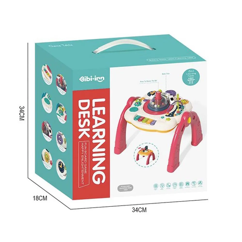 Multi-Functional Learning Desk (Red)