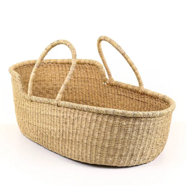 Natural Baby Moses Basket – Vegan
