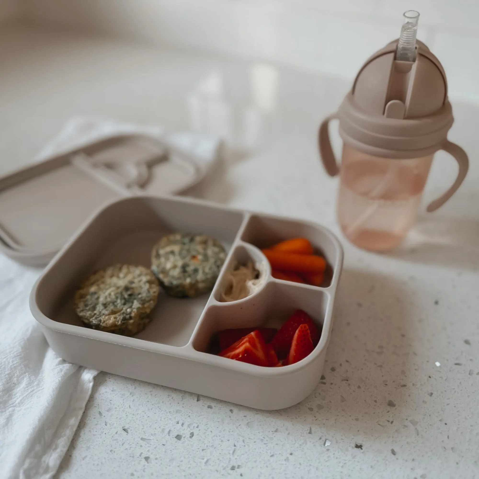 noüka Medium Silicone Sealed Lunch Box - Fern