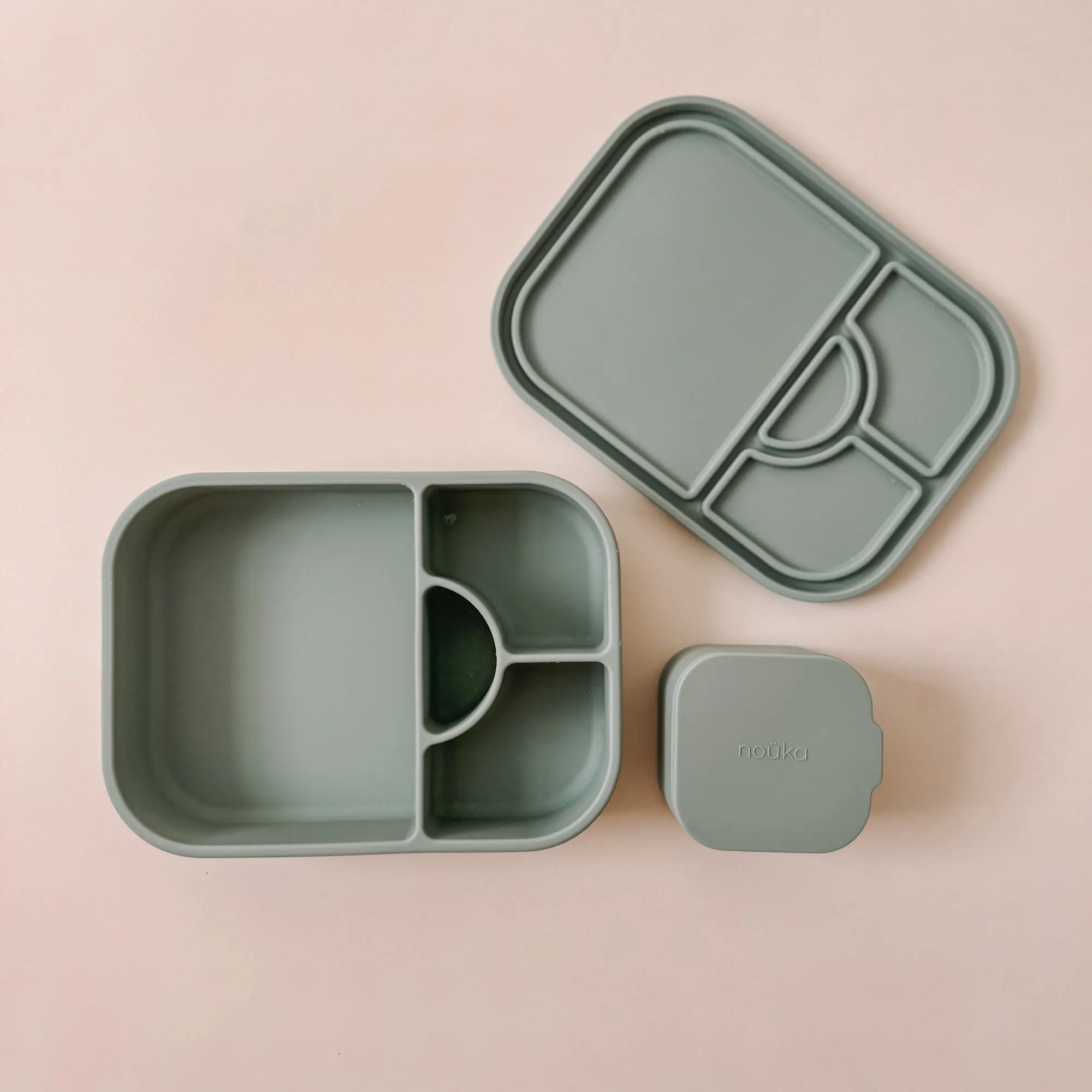 noüka Medium Silicone Sealed Lunch Box - Fern