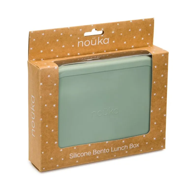 noüka Medium Silicone Sealed Lunch Box - Fern