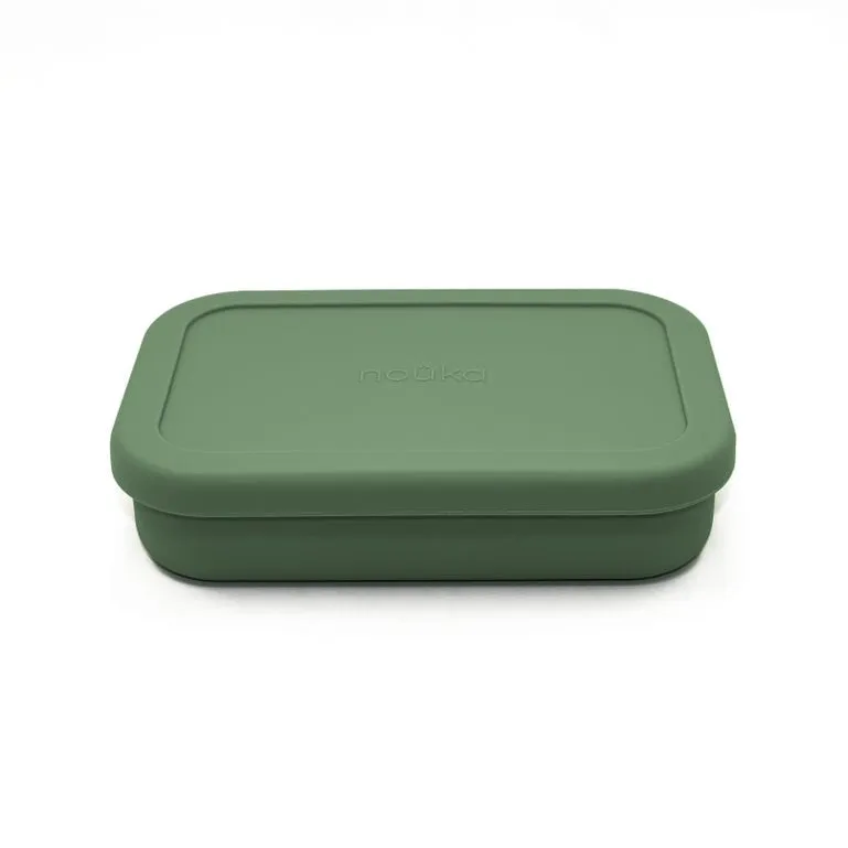 noüka Medium Silicone Sealed Lunch Box - Fern
