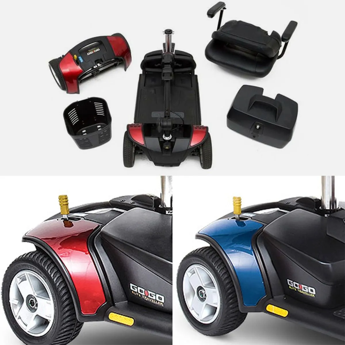 Pride GoGo Elite Traveller 4 Wheel Mobility Scooter