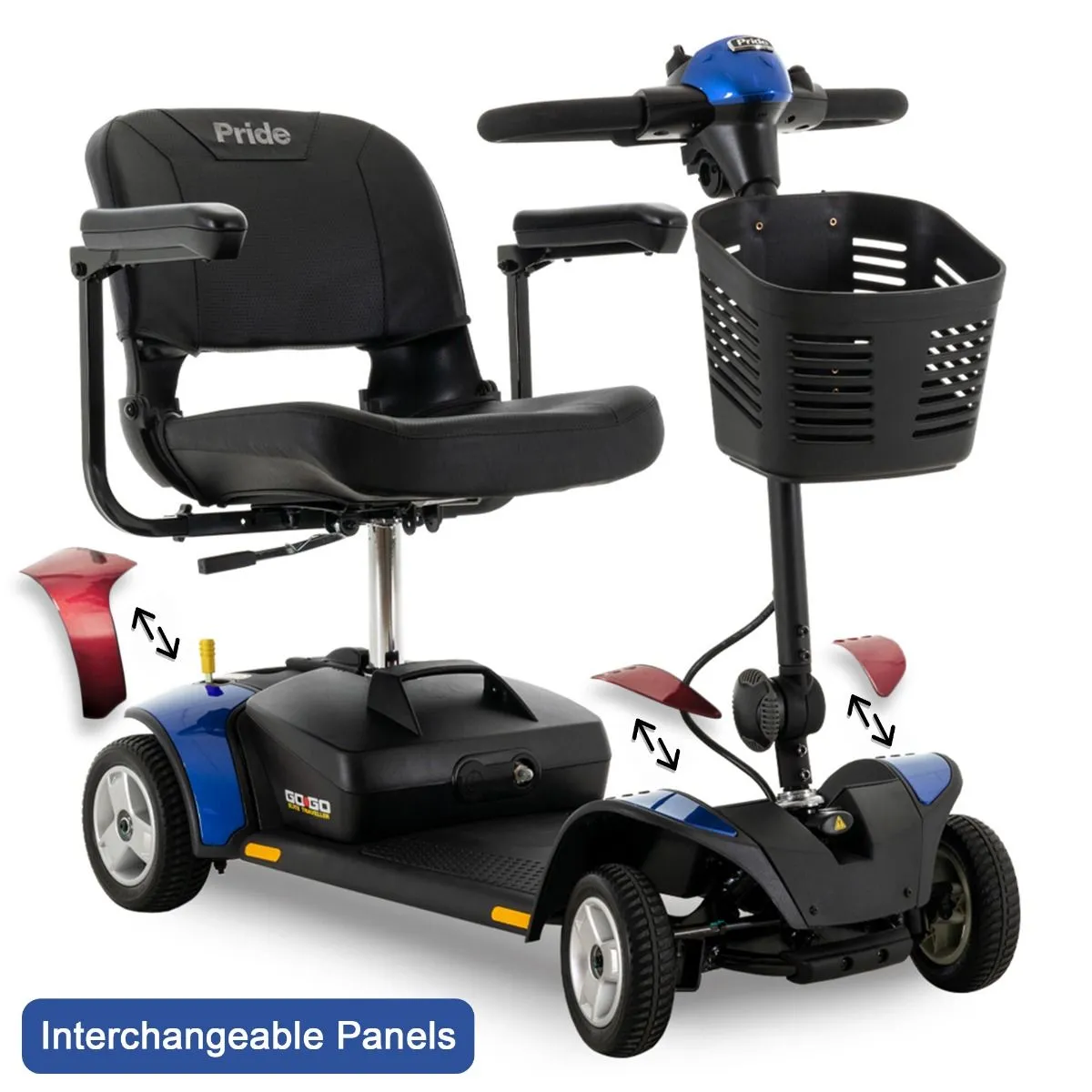 Pride GoGo Elite Traveller 4 Wheel Mobility Scooter