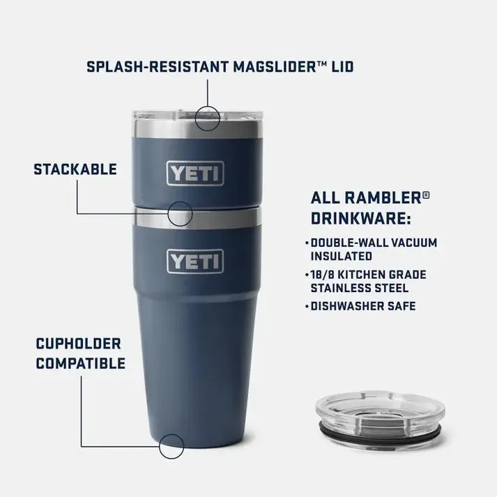 Rambler® 20 oz (591 ml) Stackable Cup - Black