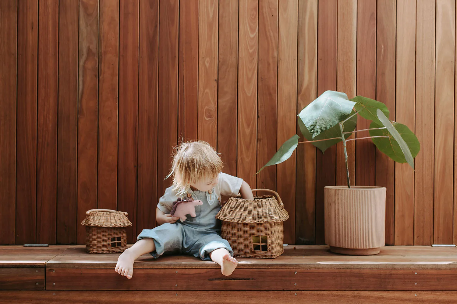 Rattan Hutch Small Basket