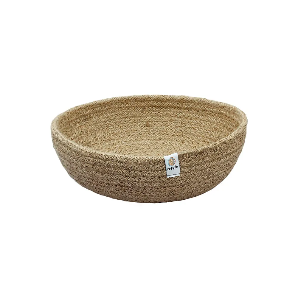 ReSpiin Jute Natural Medium Bowl