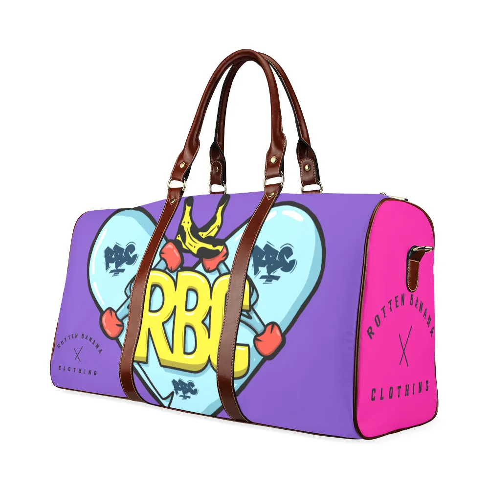 Rotten-Banana-Clothing-Purple/ Pink Waterproof Travel Bag/Large
