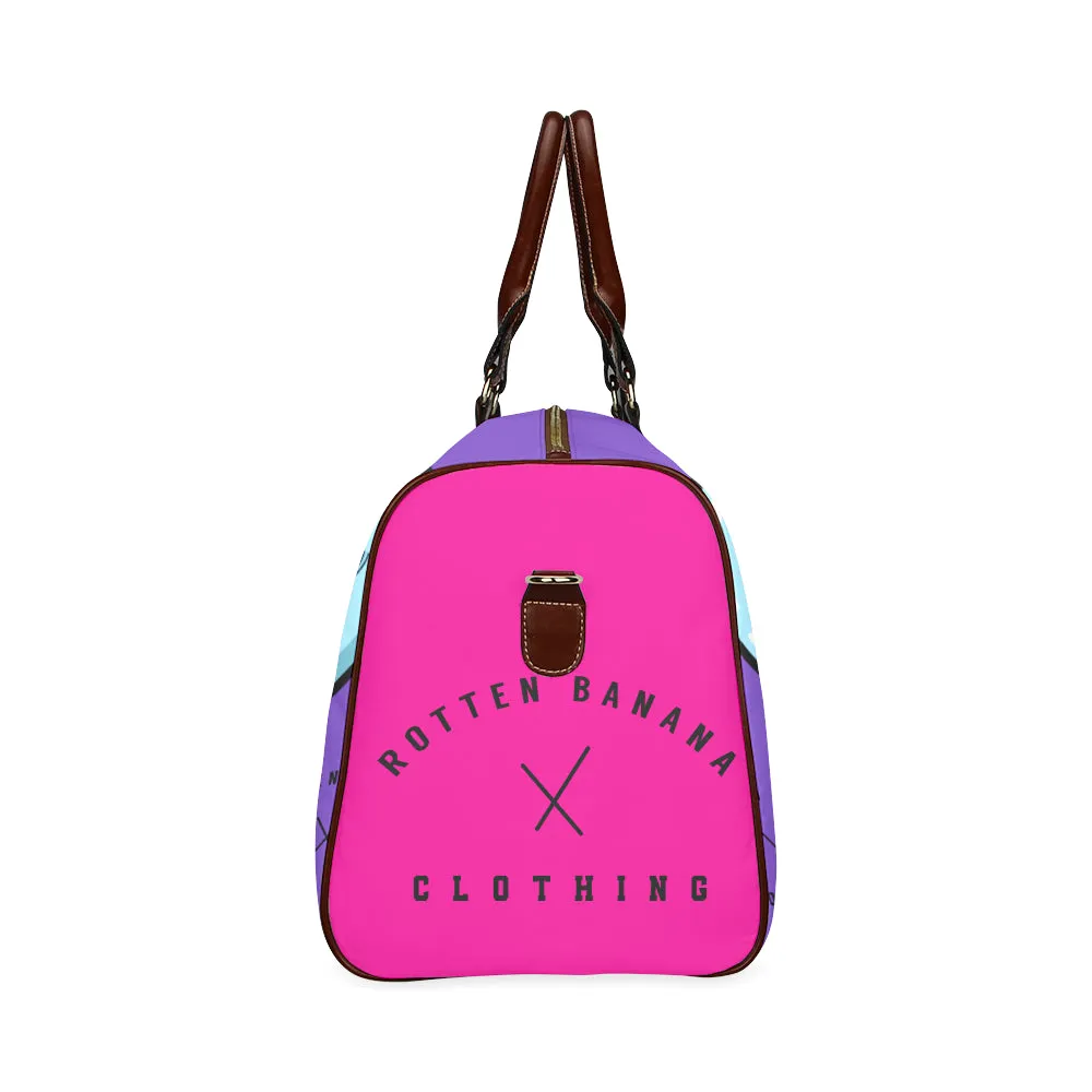 Rotten-Banana-Clothing-Purple/ Pink Waterproof Travel Bag/Large