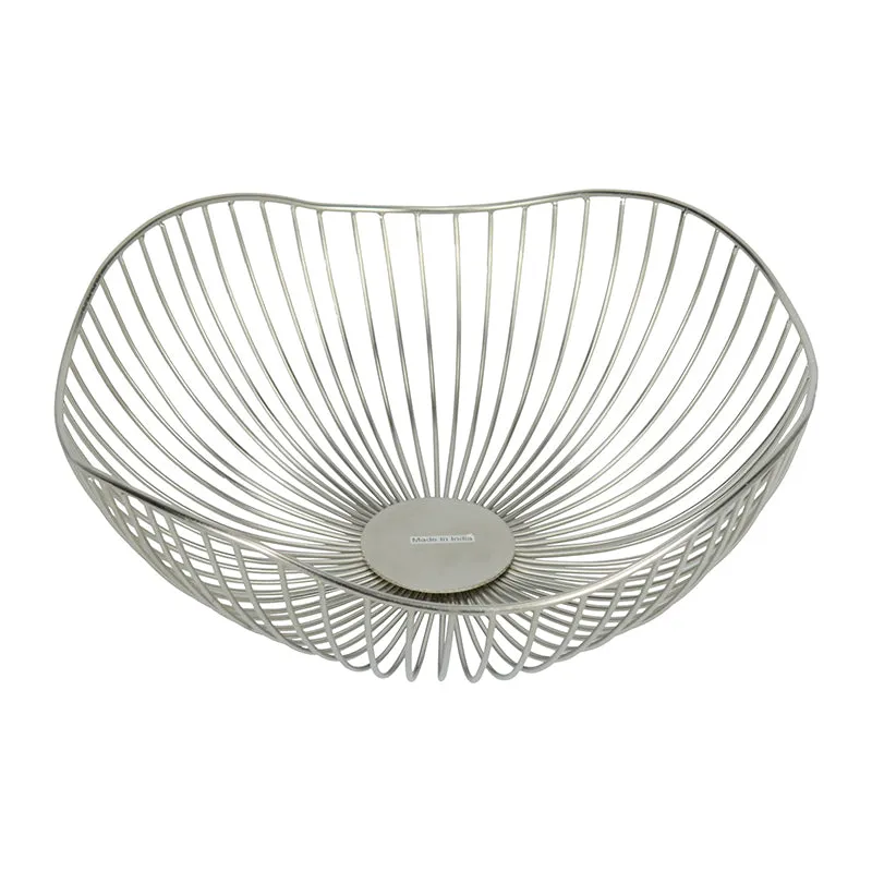 Ruflo Fruit Basket - Silver