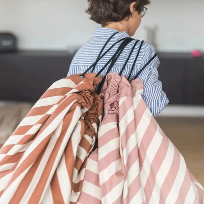 Stripes Toy Storage Bag   Playmat