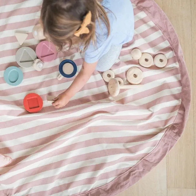 Stripes Toy Storage Bag   Playmat