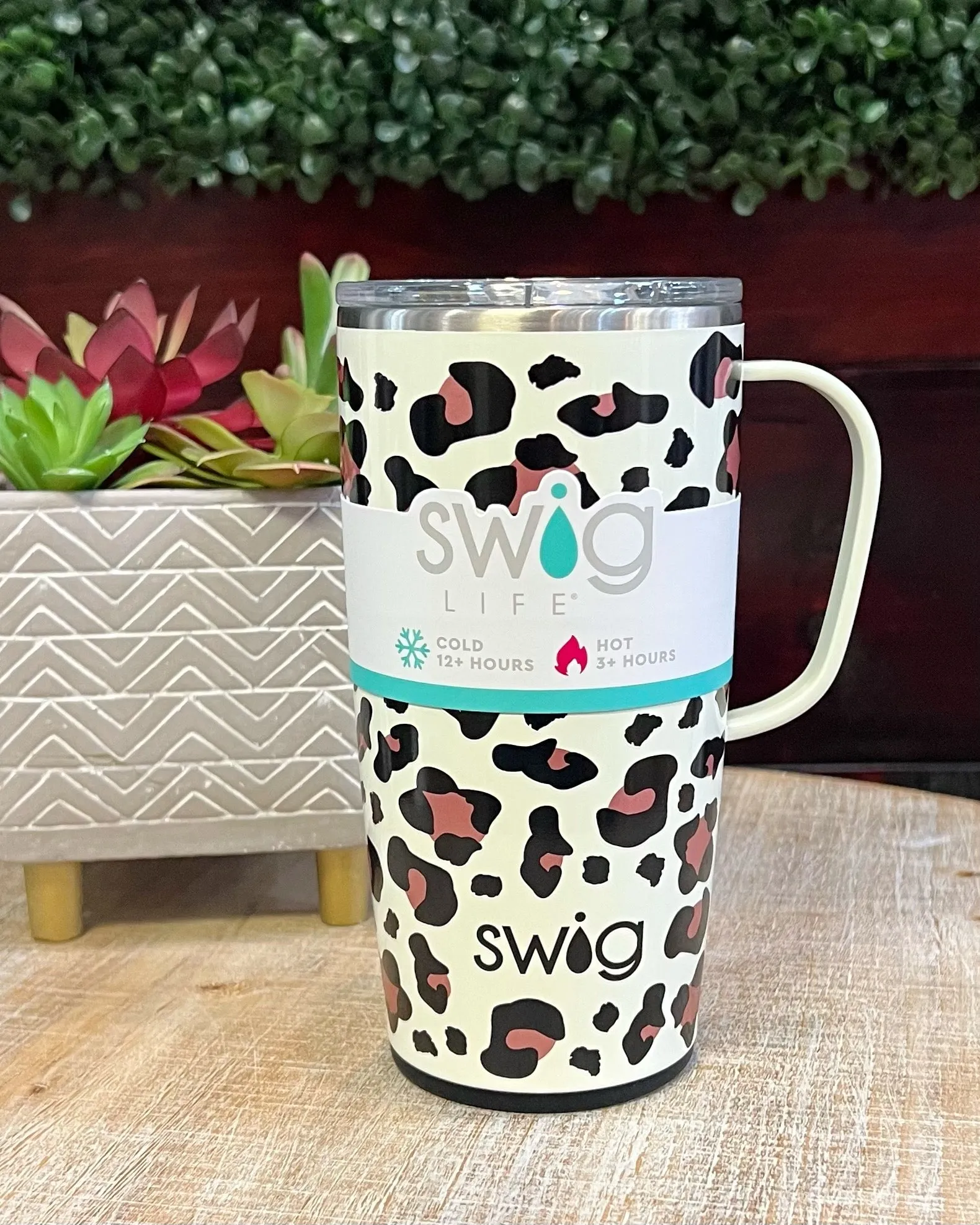 Swig Luxy Leopard 22oz Travel Mug FINAL SALE