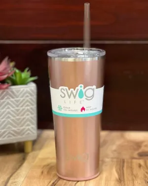 Swig Shimmer Rose Gold 22oz Tumbler FINAL SALE