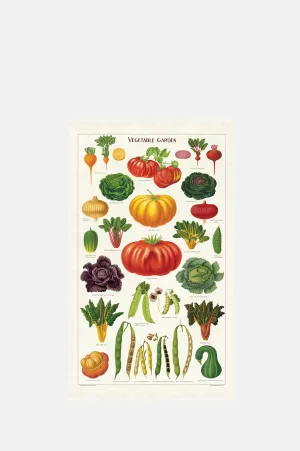 Vegetable Garden Tea Towel